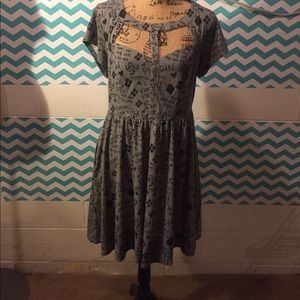 Harley Quinn cut out dress XL